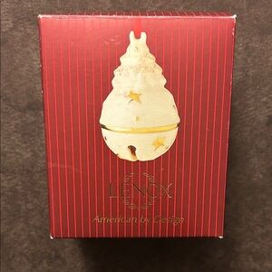 Lenox Holiday Ornament with Gold Accents